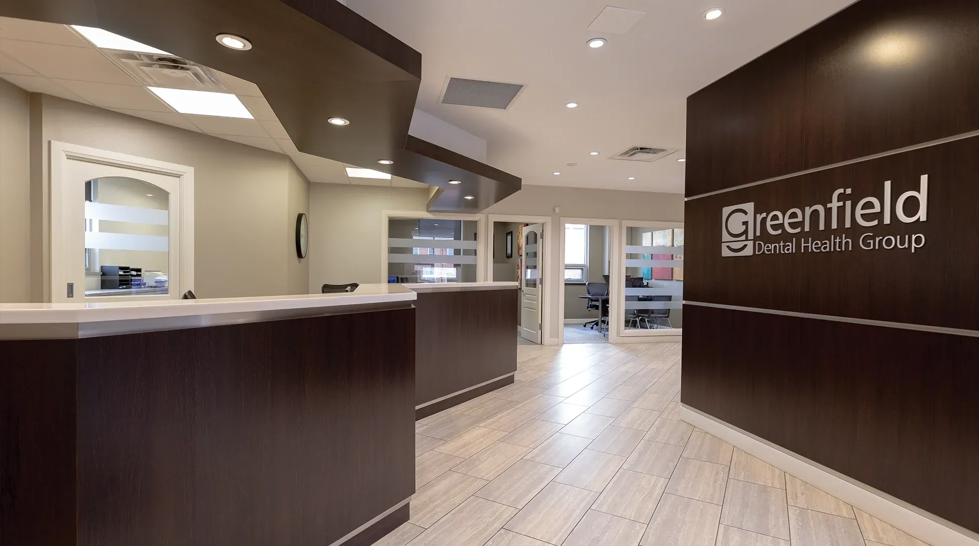 Reception area